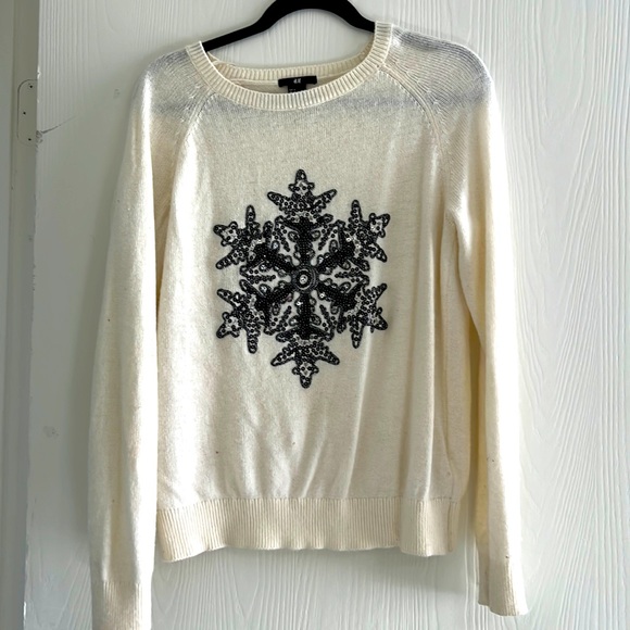 H&M Snowflake Sweater - Picture 1 of 3